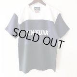 【CRACKLIMB】THREE FOOTBALL TEE (W/N/B)