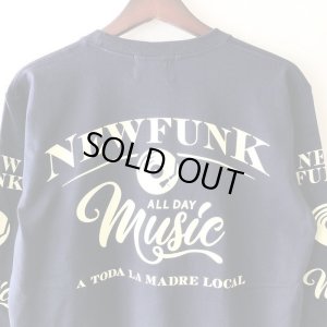 画像4: 【NEWFUNK】MUSIC ALL DAY LONG SLEEVE SHIRT (Navy)