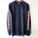 画像1: 【CRACKLIMB】FLAG LONG TEE (NAVY) (1)