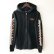 画像1: 【CRACKLIMB】FLAG ZIP PARKER (BLACK) (1)