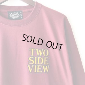 画像4: 【CRACKLIMB】TWO SIDE VIEW LONG TEE + CDセット (WINE)