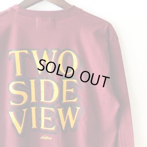 画像5: 【CRACKLIMB】TWO SIDE VIEW LONG TEE + CDセット (WINE)