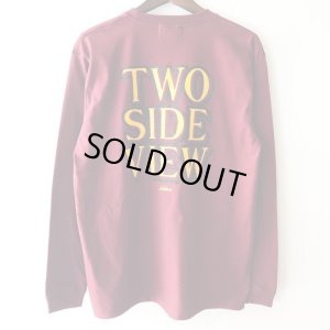 画像3: 【CRACKLIMB】TWO SIDE VIEW LONG TEE + CDセット (WINE)
