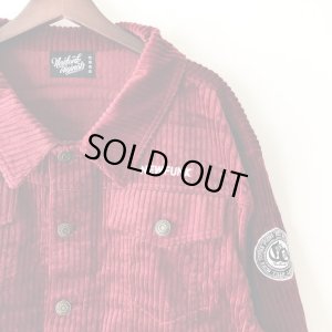 画像3: 【CRACKLIMB】THICK CODYROY JACKET (WINE)