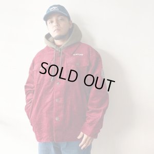 画像8: 【CRACKLIMB】THICK CODYROY JACKET (WINE)