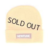 【CRACKLIMB】NEWFUNK BOX KNIT CAP (Yellow)