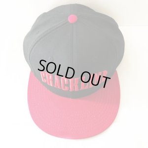 画像3: 【CRACKLIMB】ARCH CRACK SNAPBACK CAP (BLACK×RED)