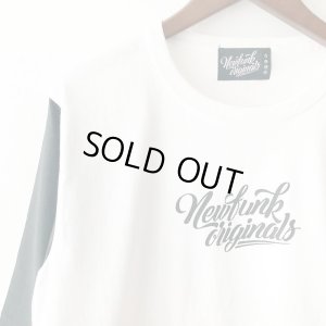 画像3: 【NEWFUNK】NEWFUNK ORIGINAL'S BASEBALL TEE (WHITE)