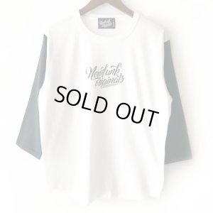 画像1: 【NEWFUNK】NEWFUNK ORIGINAL'S BASEBALL TEE (WHITE)