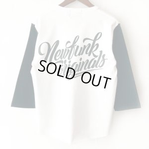 画像2: 【NEWFUNK】NEWFUNK ORIGINAL'S BASEBALL TEE (WHITE)