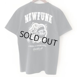 画像1: 【NEWFUNK】ONE HAND TEE (BLACK)