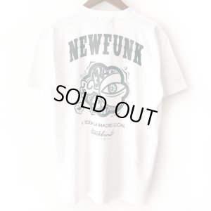 画像1: 【NEWFUNK】ONE HAND TEE (WHITE)