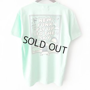 画像1: 【NEWFUNK】FLY UP TEE (MINT GREEN)