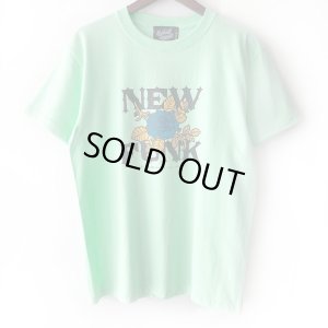 画像1: 【NEWFUNK】FLOWER TEE (MINT GREEN)