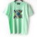 画像1: 【NEWFUNK】FLOWER TEE (MINT GREEN) (1)