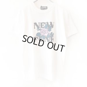 画像1: 【NEWFUNK】FLOWER TEE (WHITE)