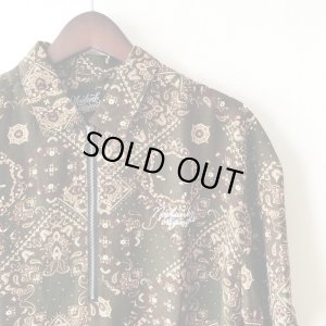 画像3: 【NEWFUNK】PAISLEY HALF ZIP SHIRT (GREEN)