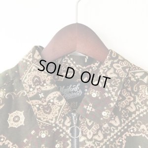 画像4: 【NEWFUNK】PAISLEY HALF ZIP SHIRT (GREEN)