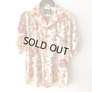 画像1: Pattern Shirt / Flower / size: M