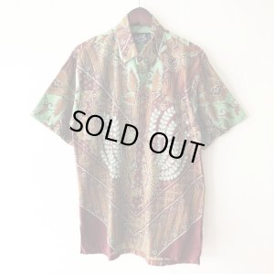 画像1: Pattern Shirt / Asia Brown / size: L