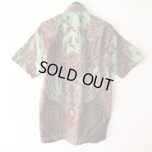 画像2: Pattern Shirt / Asia Brown / size: L