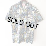 Pattern Shirt / Blue Aloha / size: L