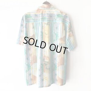 画像2: Pattern Shirt / Check Flower / size: XL