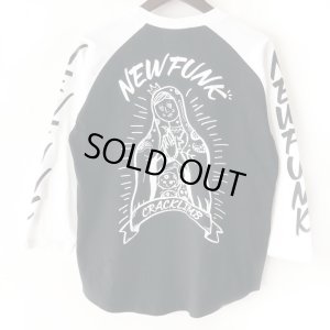 画像3: 【NEWFUNK】SIBA "MARIA" RAGLAN TEE  (WHT/BLK)