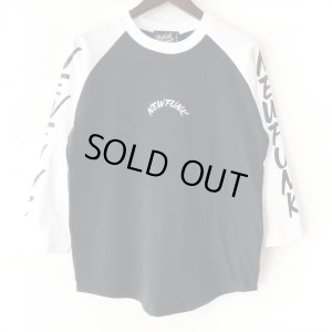 画像2: 【NEWFUNK】SIBA "MARIA" RAGLAN TEE  (WHT/BLK)