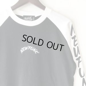 画像4: 【NEWFUNK】SIBA "MARIA" RAGLAN TEE  (WHT/BLK)