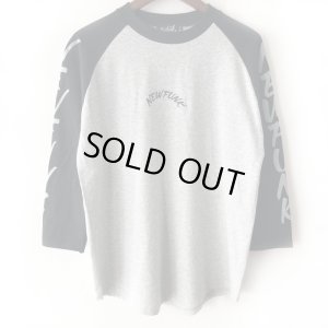 画像2: 【NEWFUNK】SIBA "MARIA" RAGLAN TEE  (BLK/GRY)