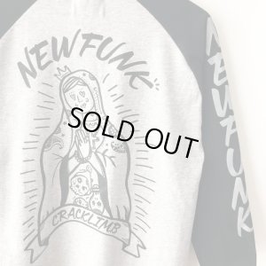 画像5: 【NEWFUNK】SIBA "MARIA" RAGLAN TEE  (BLK/GRY)