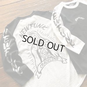 画像8: 【NEWFUNK】SIBA "MARIA" RAGLAN TEE  (BLK/GRY)