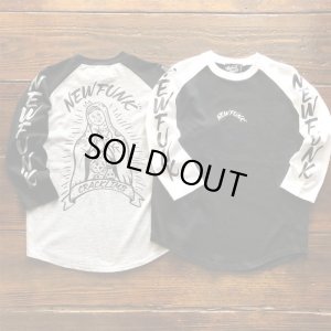 画像7: 【NEWFUNK】SIBA "MARIA" RAGLAN TEE  (WHT/BLK)