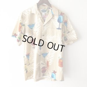 画像1: Pattern Shirt / Cocktail / size: L