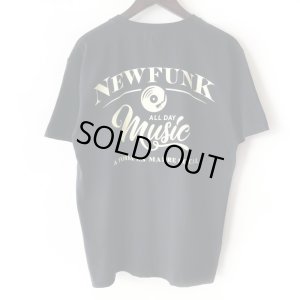 画像1: 【NEWFUNK】MUSIC ALL DAY TEE (BLACK)