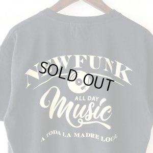 画像4: 【NEWFUNK】MUSIC ALL DAY TEE (BLACK)