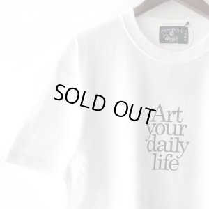 画像3: 【NEWFUNK】UNKUTT RAW MUSIC × DENPA × NFS / TRIPLE NAME TEE (WHITE)