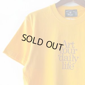 画像3: 【NEWFUNK】UNKUTT RAW MUSIC × DENPA × NFS / TRIPLE NAME TEE (GOLD)