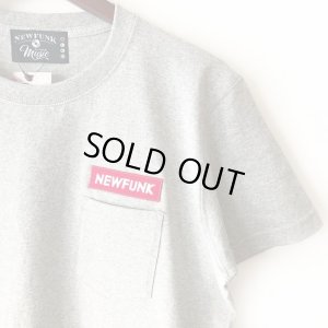 画像3: 【NEWFUNK】BOXLOGO POCKET TEE (GRAY)