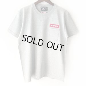 画像1: 【NEWFUNK】BOXLOGO POCKET TEE (GRAY)