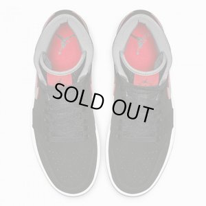 画像3: [USED] NIKE AIR JORDAN 1 MID "BK/GY"