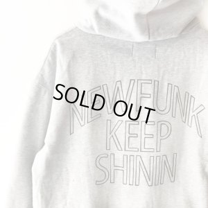 画像4: 【NEWFUNK】KEEP SHINEN HALF ZIP HOODIE (GRAY)