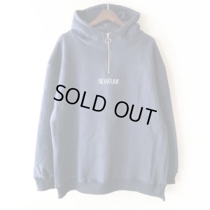 画像1: 【NEWFUNK】KEEP SHINEN HALF ZIP HOODIE (NAVY)