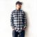 画像6: 【NEWFUNK】PAISLEY LINE OVERCHECK SHIRT (NAVY)