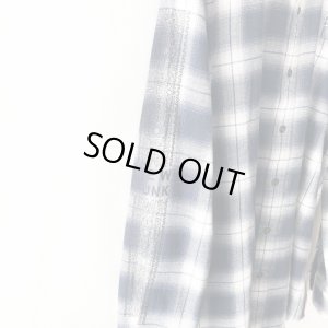 画像4: 【NEWFUNK】PAISLEY LINE OVERCHECK SHIRT (NAVY)