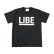 画像1: 【LIBE BRAND】 BIG LOGO TEE (BLACK) (1)