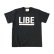 画像1: 【LIBE BRAND】 BIG LOGO TEE (BLACK) (1)