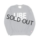 【LIBE BRAND】BIG LOGO CREW SWEAT (BLACK)