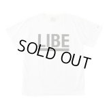 【LIBE BRAND】 BIG LOGO TEE (WHITE)